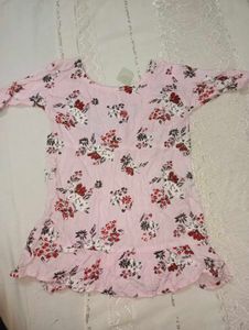 Cute Floral Girls Clothing Set