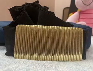 Gold Panel High Waist Belt