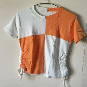 Trending Colorblocked Casual Women Tshirt 😍