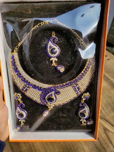 Elegant Blue Jewelry Set