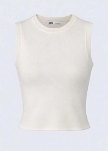 Zara Ribbed Knit Sleeveless Top