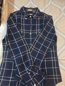 Levi's Blue Plaid Button Down