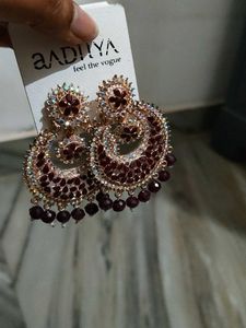 Elegant Chandbali Style Earrings