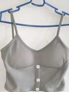 Grey Bralette Top