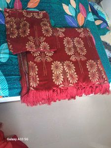 Elegant Red Bedsheet❤️( Winter Bedsheet )