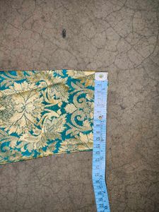 &#34;Women’s Golden Brocade Silk Long Ethnic Jacket