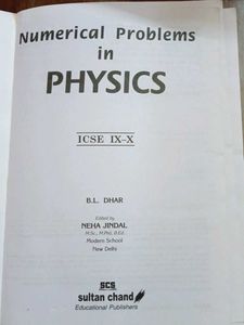 Icse 10 Physics Numerical Book