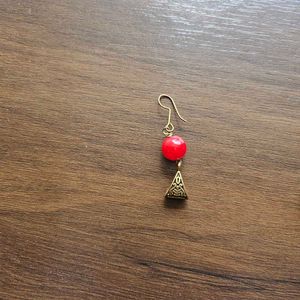 Red Beaded Necklace Set