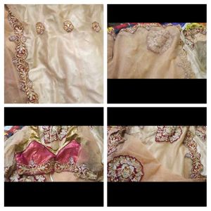 Lehenga Style Saree With Blouse