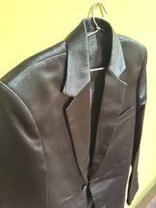 Black Wedding/ Party Blazer with cover