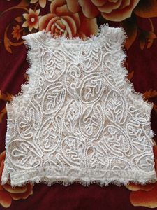 Lace Detail Sleeveless Top