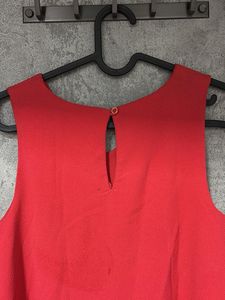 Vero Moda Tomato Red Peplum Top 🍅
