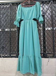 AND TEAL A-line Dress