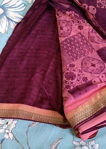 New Georgette Saree.