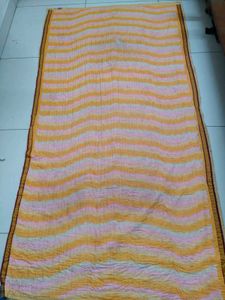 Striped Quilt - Yellow &amp; Pink But