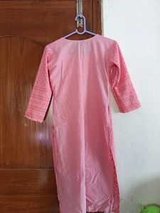 Kurti With All Over Chumky Work