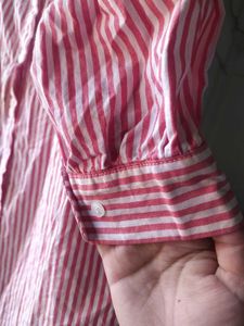 Striped Button-Down Shirt