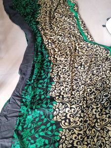 Multicolor Synthetic Saree_used