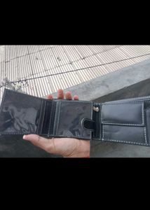 Black Chain Wallet With Multiple Pocket