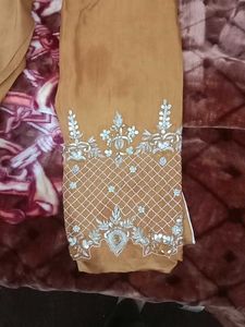 Hand Embroidery Stiched Salwar Suit