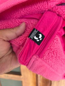 Adidas fleece Hoodie long jacket