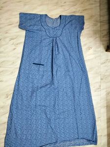 Comfy Blue Nightgown