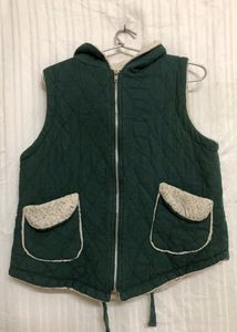 Green Sleeveless Jacket