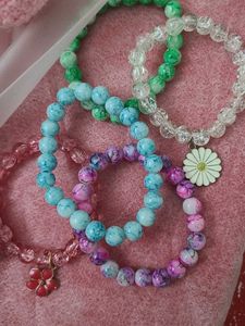Colorful Beaded Bracelet Set