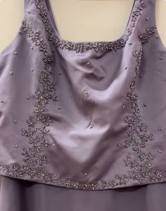 Pale Purple Prom Gown