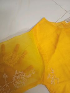 Tikhi Imli Ethnic Yellow Kurta