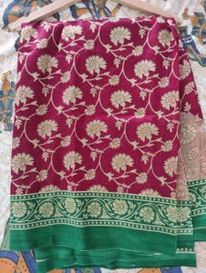 Floral Print Saree