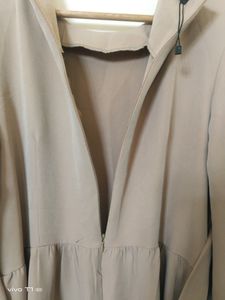 Long Abaya Dress With Back Zipper.