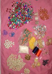 Many Items For Decoration, Crafts, Work.And Other