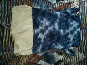 Blue Tie-Dye Top