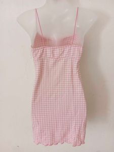 Y2K BABY PINK BODYCON DRESS