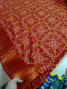 patola  Sareewith pattu border 💕