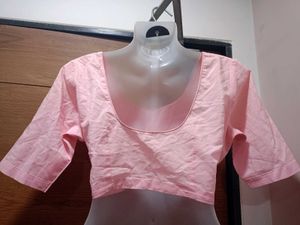 💕🌷Elegant Pink Saree with blouse 🌷💕