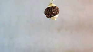 8 Mukhi Rudraksha (925 Silver Clapping) Nepali