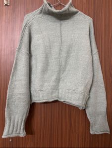 Stylish Turtleneck Knit Sweater