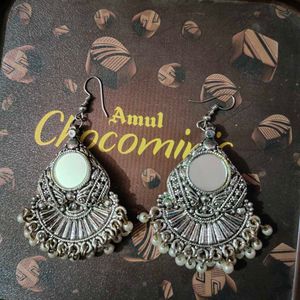 [Combo] 2 Beautiful 😍 Silver Earring 😍🎉🎊