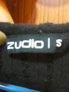 Zudio V-neck Black Top