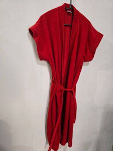 Red Bathrobe for Women