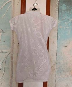 White Short Kurti
