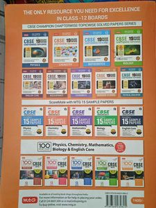 CBSE 10 Years Chapter Wise Class 12