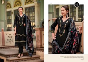 Elegant Black Embroidered Salwar Kameez