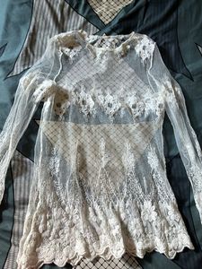 Lace Sheer Top