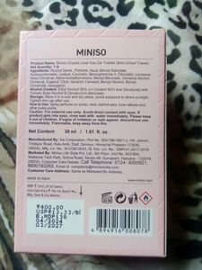 Brand New Cutesy Pink Miniso Perfume