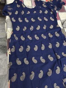 Elegant Blue Ethnic Skirt
