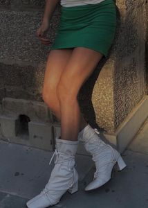 Green Mini Skirt