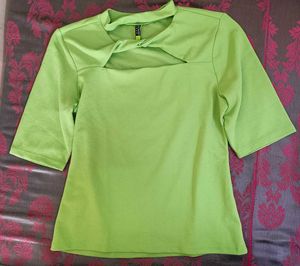 Green Choker Top